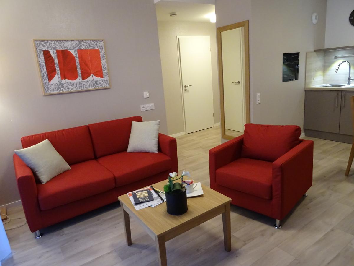Domitys La Chaloupe Bleue Aparthotel กงการ์โน ภายนอก รูปภาพ
